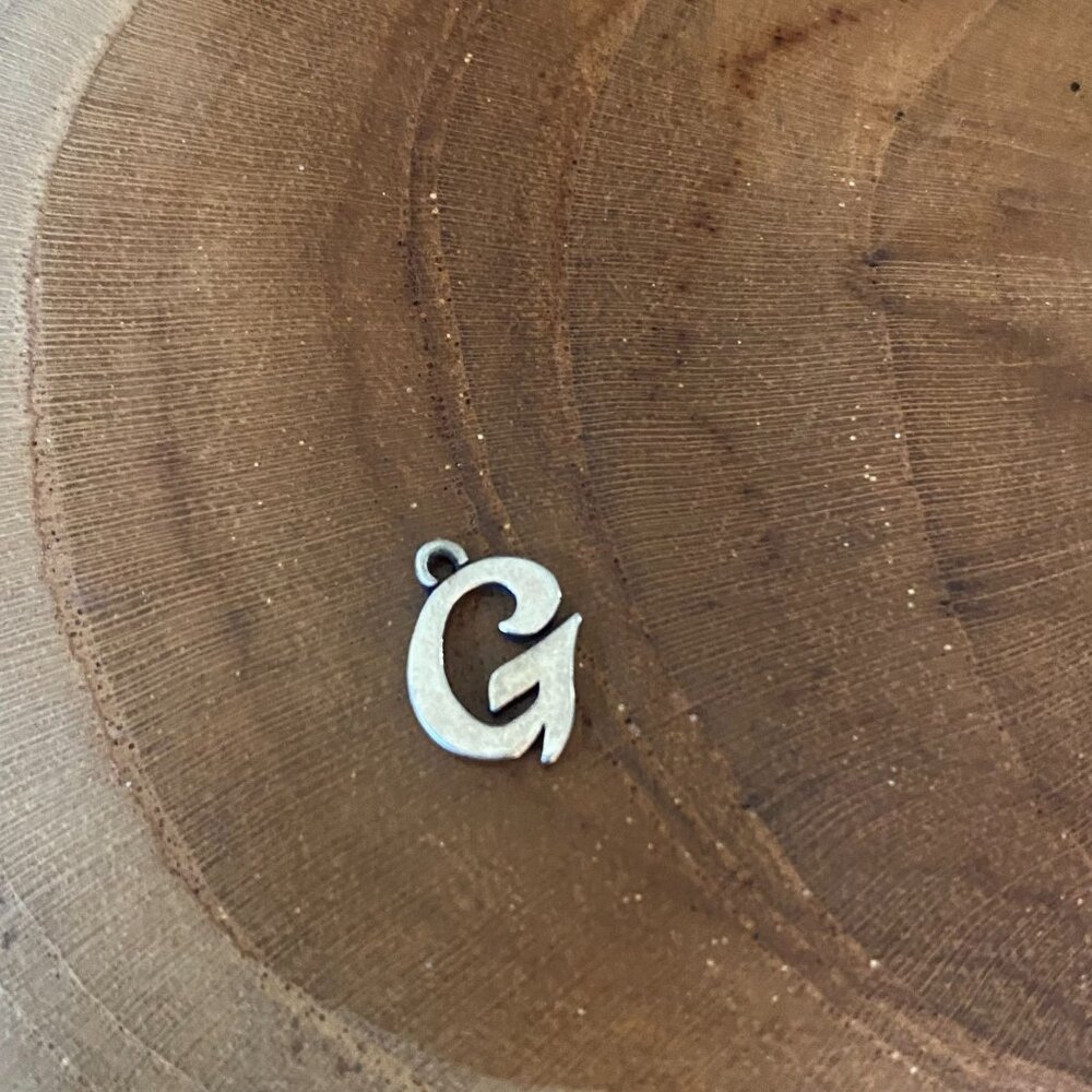 James Avery Script Initial "G" Charm, Sterling Si… - image 1
